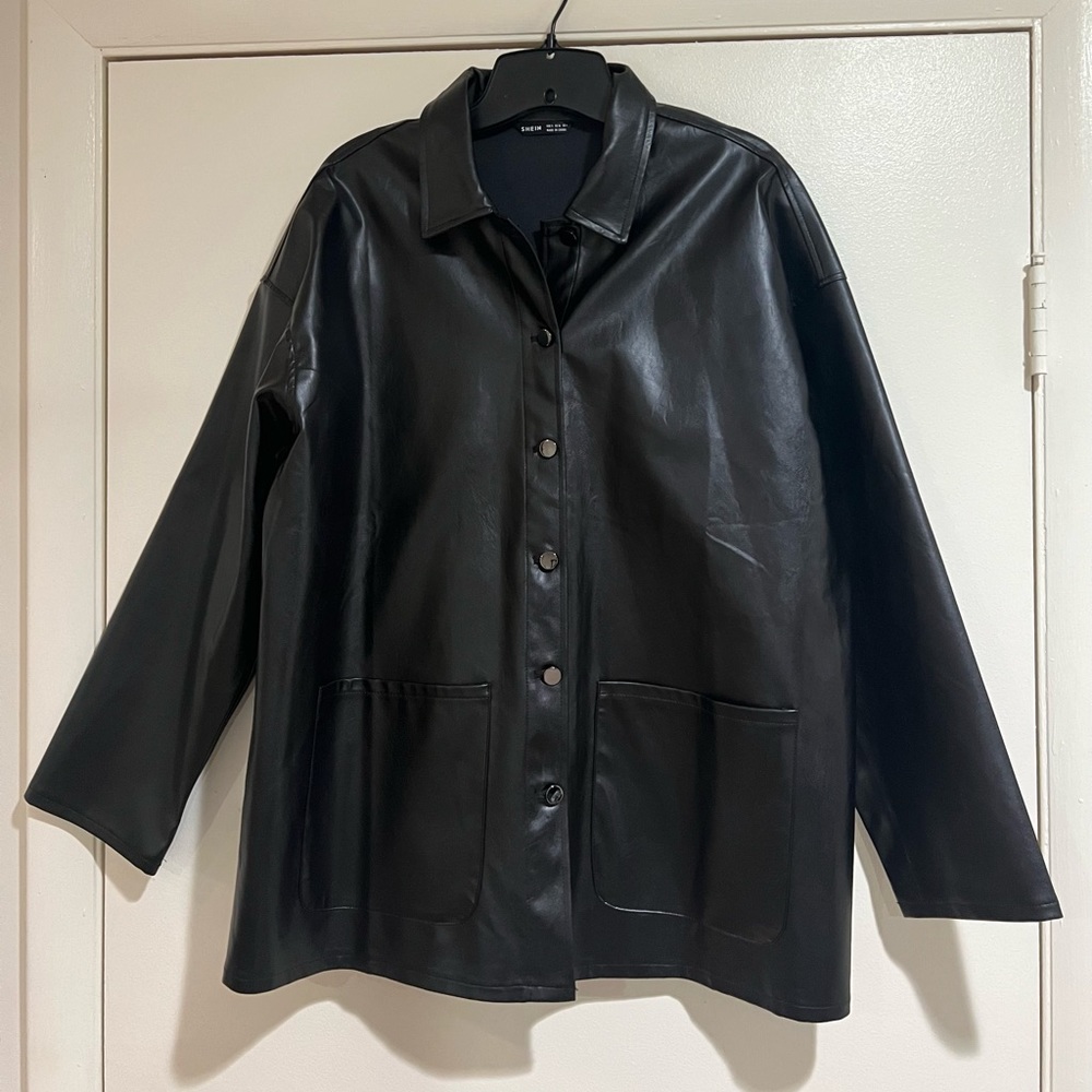 Black PU Leather Jacket